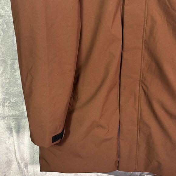 NWT New Moosejaw Brown FullZip Duck Down Filled Parka Adjustable Hood Size XLT - Picture 9 of 15
